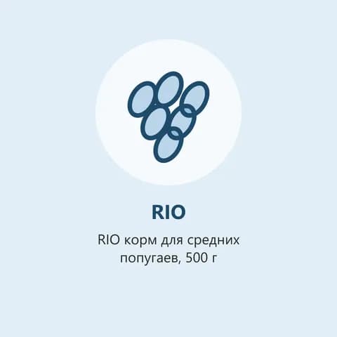 RIO корм для средних попугаев, 500 г (фото-заглушка)